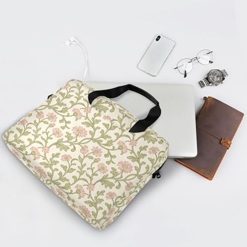 Bolsa para laptop 15.6 pulg con asa y correa rosa miniatura 7