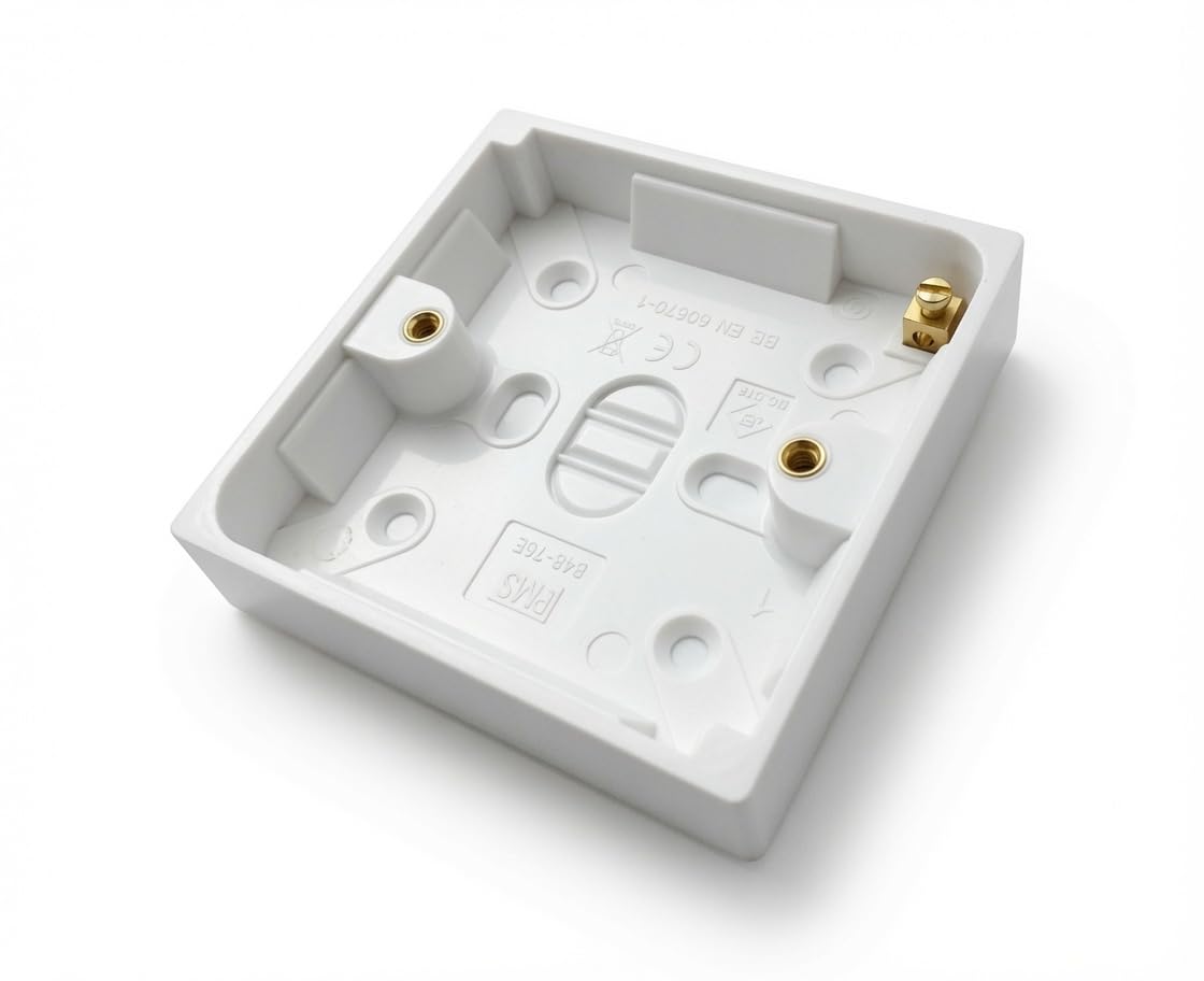 16mm Single Gang Backbox/Pattress for Electrical, Networking and Telecoms (Qty 1)-image-13