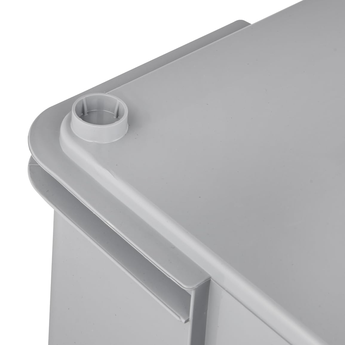 keeeper Caja de almacenamiento EURO-BOX, colección Bruno ECO, tamaño XXL, 52x43x28, ECO Gris