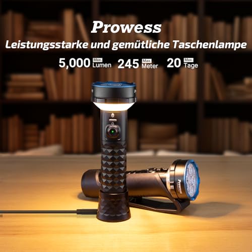 Olight Prowess LED Taschenlampe mit bidirektionalem Licht