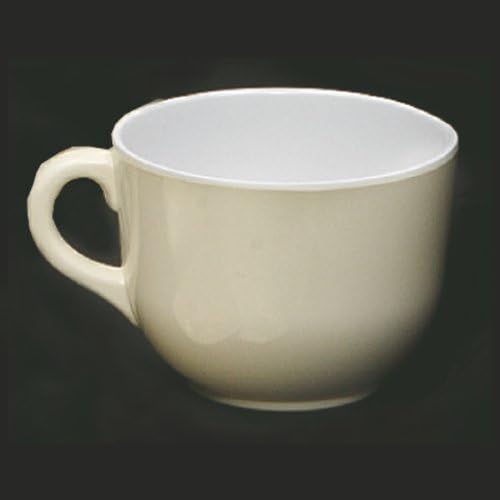 (Pack of 6) 20 oz. Ivory Melamine Mug Break-ResistantNSF Approved