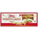 Flora Foods Organic Homestyle Lasagna | Lasagna Sheets Made From 100% Durum Wheat Semolina | 16 oz (454g) | 100% Italian | All Natural | Non GMO | Bonze Dye | Premium Quality