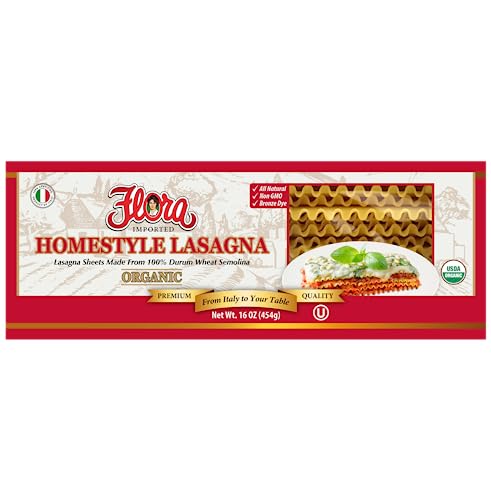 Flora Foods Organic Homestyle Lasagna | Lasagna Sheets Made From ...