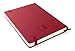 Red Co. 5” x 7” Embossed Flower Textured Faux Leather Journal, 240 Lined Pages, Dark Ruby
