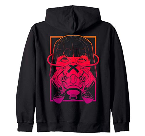 Vaporwave Grunge Est�tico | Punk | Cyber Edgy Punk Sudadera con Capucha