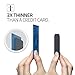 Spigen Kuel MP4-P Metal Plates for Magnetic Car Mount Phone Holder QNMP Compatible (4 Pack - 2 Round, 2 Rectangle) - Black