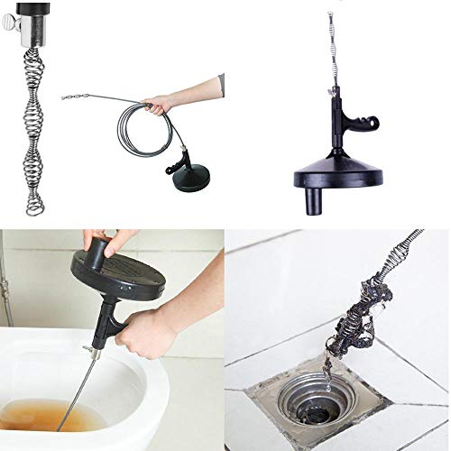 VOWAN Kitchen Toilet Sewer Blockage Hand Tool Pipe Dredge Drains Dredge Cleaner Dredge Pipes Sewer Sink Cleaning Clogs