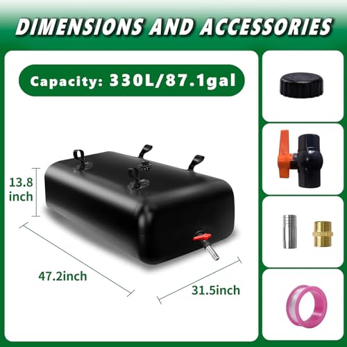 Sac à eau souple 330L pour stocker l'eau d'urgence facilement