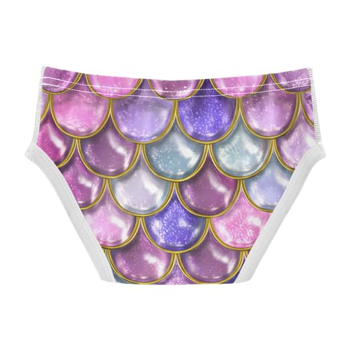 Purple Pink Mermaid Scales Toddler Boy's Underwear 2T 202c14252