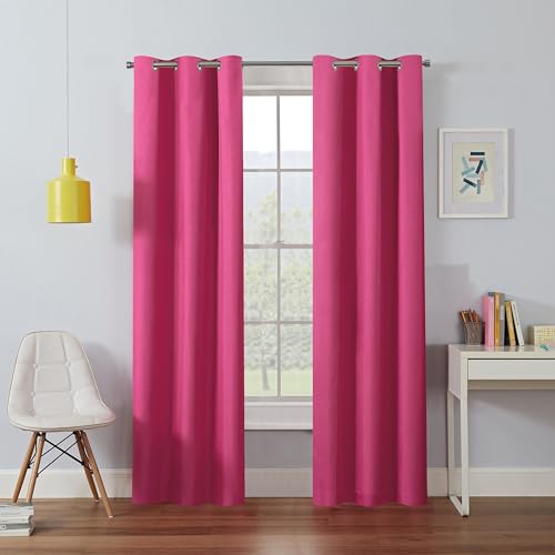 Eclipse Kendall Blackout Curtain, Thermal Insulated Grommet Window Panel, Noise Reducing Curtains for Bedroom, Living Room or Nursery, (1 Panel), 63...