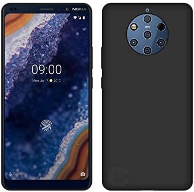 Plastic Soft Cover For Nokia 9 Pureview, Nokia 9 Pureview Case/Nokia 9 Pureview Cover/Nokia 9 Pureview Accessories/Nokia 9 Pureview Back Case Cover (Pitch Black Edges)