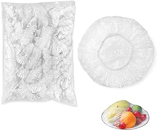 150PCS Fresh Keeping Bags, Universal Cling Film Bags Elastic Plastic Food Storage Covers Bowl Lids Kitchen Supplies for Fruit Vegetable Meat Food Preservation