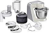 Die starke Küchenmaschine für häufiges Kochen und Backen. Besonders einfache Verarbeitung auch von großen Mengen von bis zu 1 kg Mehl plus Zutaten dank kraftvollem Motor mit 1,000 W