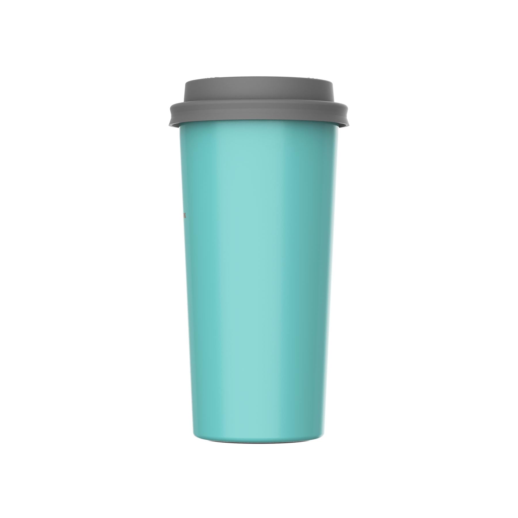 To-Go-Becher, doppelwandiger Edelstahl mit emaillierter Innenbeschichtung, antiallergen, mint
