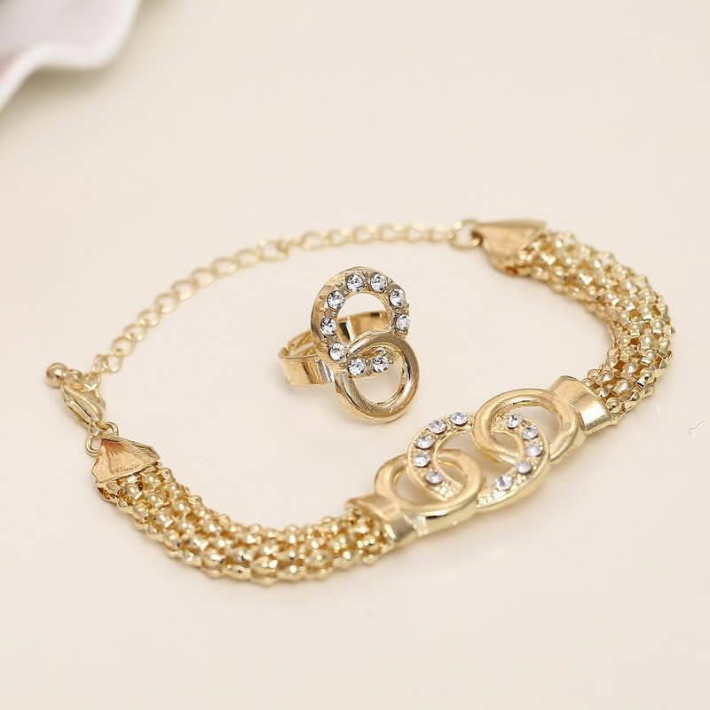 Takantakana Altın Kaplama (18GP) Kolye, Küpe, Bileklik, Yüzük, Tam Takı Seti - Görsel 4