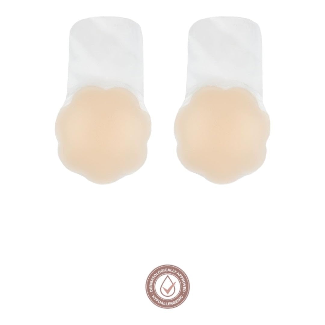 Bye Bra Pull-Ups Stick on Bra M - Nude