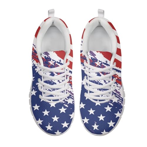 GIFTPUZZ Platform Shoes for Women Lace Up Low Top Sneaker Casual Walking Running Shoes Size 39-482