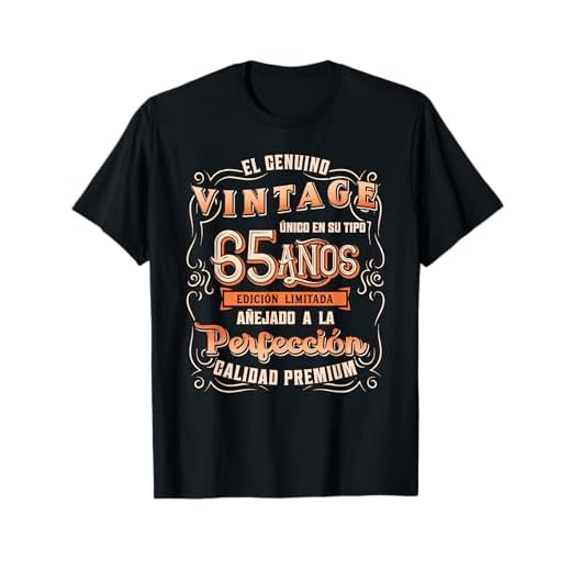 Hombre Cumpleaños 65 Regalo Para Hombre 65 Años Cumpleaños Vintage Camiseta