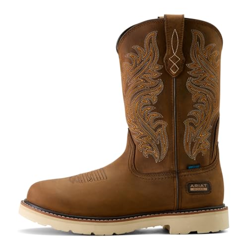 ARIAT mens Activator Argo Waterproof Round Toe Work Boot2