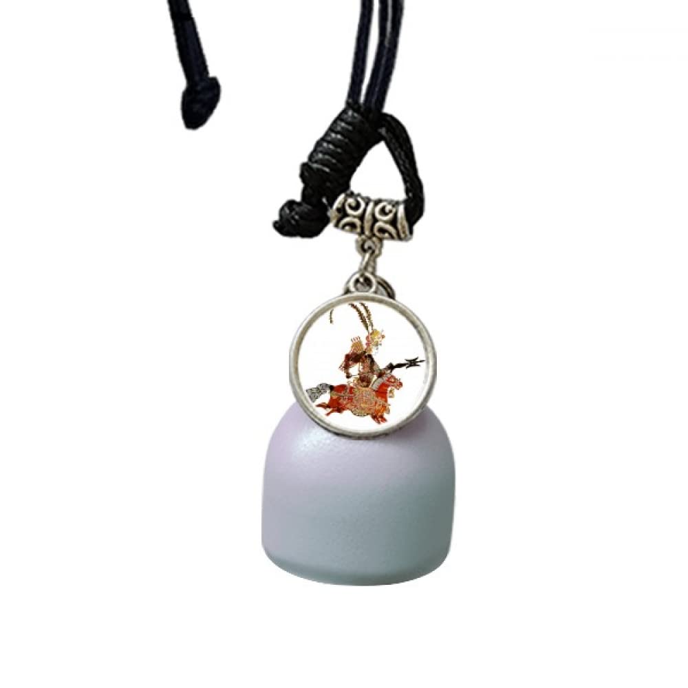 Carillon éolien suspendu de voiture pendentif femme courageuse