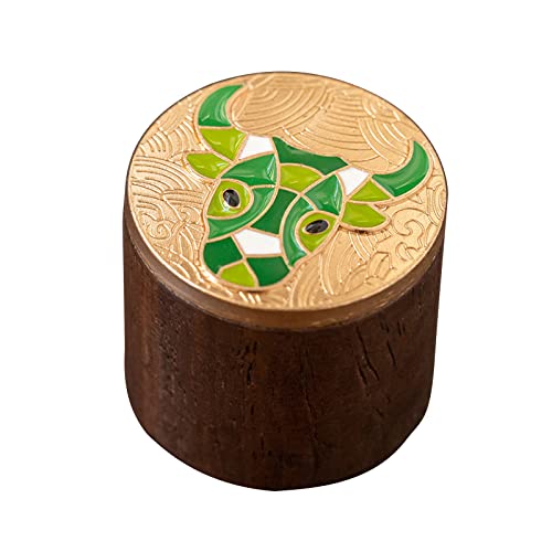 手作り木製ティーポットカバーキャップホルダーシンプルなケトルカバー蓋スタンド中国ティーポット蓋トレイカンフー茶道具ピッチャーキャップスタンド黒檀カバーペットアクセサリーキッチン用品レスト