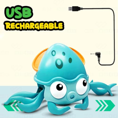 Wembley Store Wembley Rechargeable Octopus Crawling Musical Baby Toy - Image 6