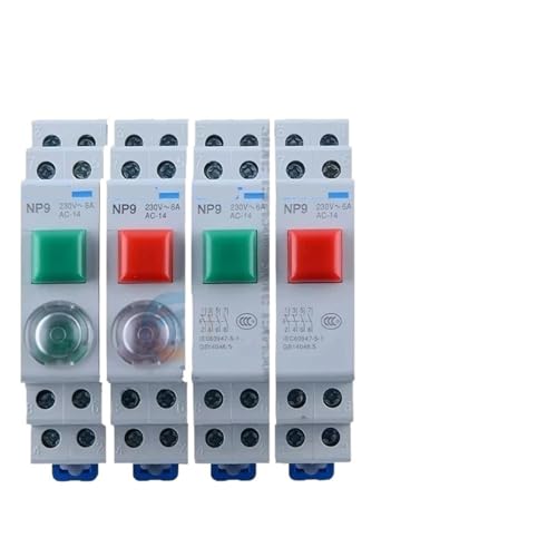 NP9 AC DC 220V 24V �����{�^���J�[�h�{�^�����Z�b�g�M�����t�� Led �����{�^���X�C�b�` 1 ��(Green with light 24V)