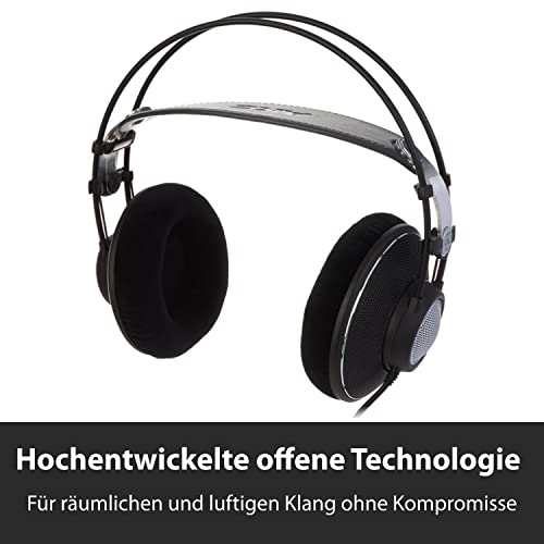 AKG K612PRO Casque de studio ouvert, supra-auriculaire Premium Reference Class, technologie ouverte sophistiquée, bandeau en cuir, scène sonore large et spacieuse, design confortable – Noir - Les Beatles, Paul McCartney, John Lennon, RIngo Starr, George Harrison AKG K612PRO Casque de studio ouvert, supra-auriculaire Premium Reference Class, technologie ouverte sophistiquée, bandeau en cuir, scène sonore large et spacieuse, design confortable - Noir – Image 5