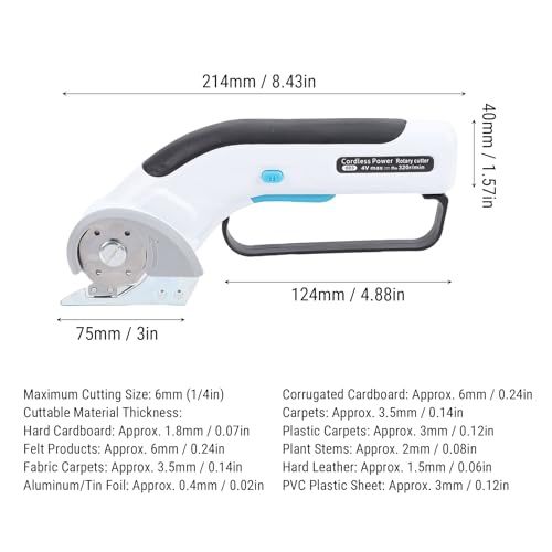Ciseaux électriques sans fil pour couper le tapis sans effort - 6