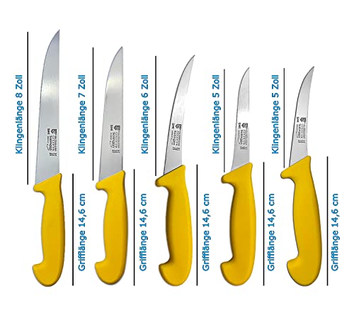 Smi - 5 Pcs Solingen Butcher Knife Set Professional Boning Knife Meat Knife Sharp Kitchen Knives Solingen Knife - Made In Germany #TOP6