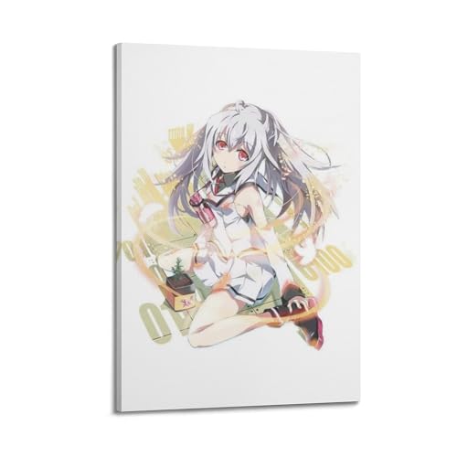 Póster decorativo de 4 pósteres de plástico de anime para pared e impresión artística moderna para decoración de dormitorio familiar, 12 x 18 pulgadas (30 x 45 cm)
