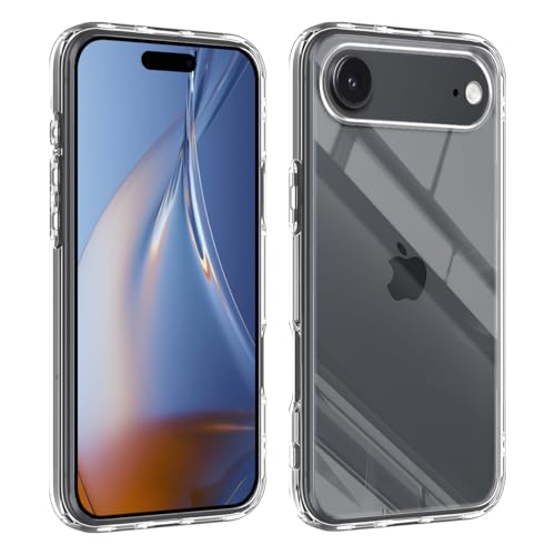 seninhi 対応 17 Air ケース 四隅强化保護 17 Air TPU 液晶 スマート アイフォン17 Air TPUカバー あいほん17 Air 保護ケース 保護カバー 日本AGC旭硝子素材製 【 高い透明度 黄変しにくい 指紋防止 擦り傷防止 耐衝撃 撥水撥油 衝撃吸収 取付簡単 ワイヤレス充電対応 】 SENLX-TPUIP17AIRの商品画像（Amazon）
