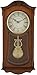 Bulova Clocks C3542 Cranbrook Wall Mount Analog Wooden Chiming Clock, Brown