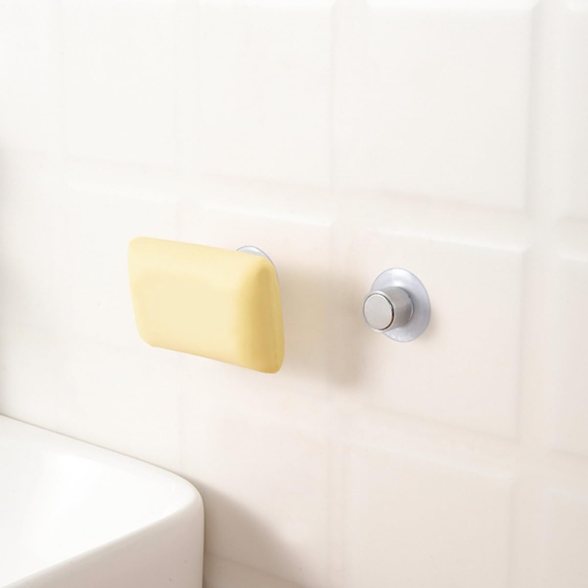 TOPBATHY 4sets Supporto Per Sapone Magnetico Inossidabile Porta Sapone Da Montare Muro Per Bagno Design Elegante e Funzionale Draining Rack Resistente e Facile Da Installare