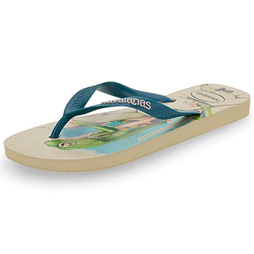 Chinelo Ipê, Havaianas, Adulto Unissex, Areia/Azul, 39/40