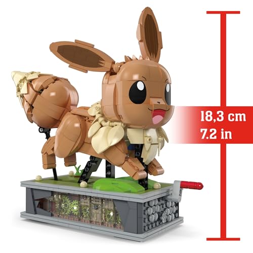Encontraproduto.com.br - Blocos de Montar Pokemon - Motion Eevee MATTEL