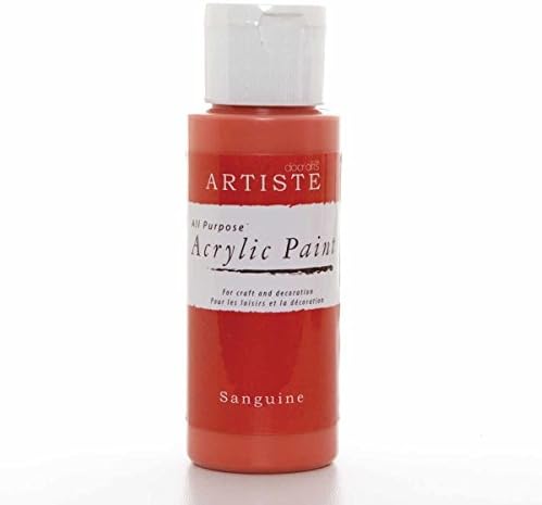 ARTISTE Acrylic Paint (2oz) -Sanguine, 3.4 x 3.4 x 9.9 cm