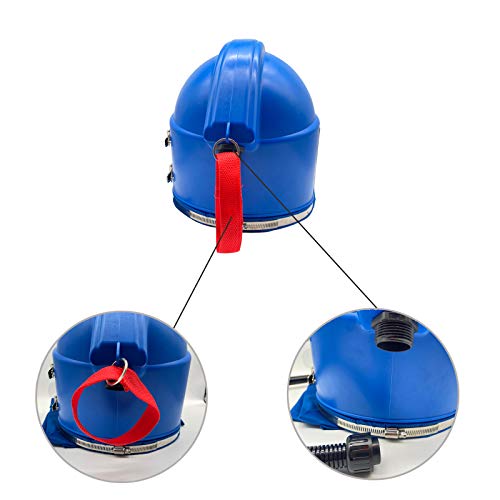 Casco de protección para arenado con suministro de aire miniatura 6