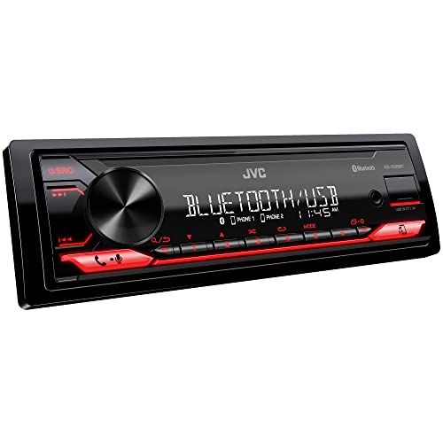 Image of JVC KD-XD28BT Bluetooth Car Stereo w /USB Port - AM /FM Radio, MP3 Player, High Contrast LCD, 50 Watts, Detachable Face Plate - Single DIN - 13-Band EQ
