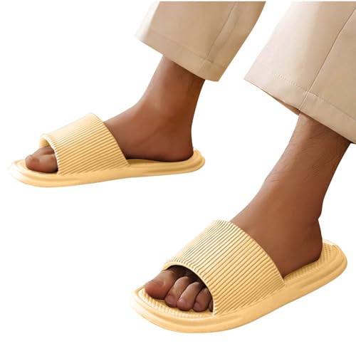 House Slipper for Man Women Pillow Slides Non-Slip Lightweight Open-toe Shower Shoes Ultra-Soft Thick Soled Sandals4