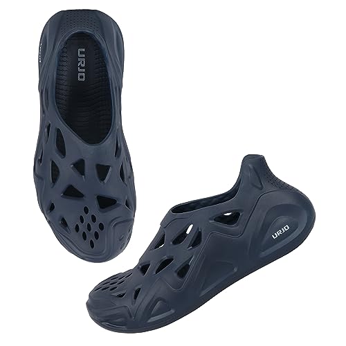 Image of URJO EZY Men's Clogs /Sandals with Adjustable Back Strap Ultra Soft & Flexibility Anti Skid Comfortable Waterproof Daily Mules Clogs /Sandals for Men