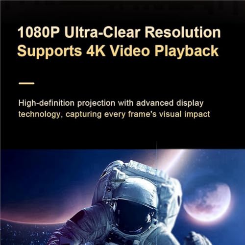 Mini projecteur X5 portable 4K pour home cinéma beamer avec prise UE - 6