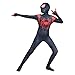 GOPIY Spiderman Kostüme für Kinder Kids Superheld Anime Anzug Spidey Cosplay Overall Halloween Christmas Karneval Jumpsuit (A,M 120-130cm)