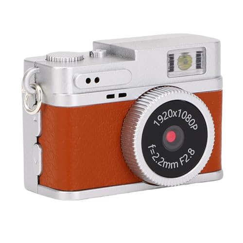 VBESTLIFE �f�W�^���J�����A1080P 20MP���^�L�[�`�F�[���J�����ALED�t�B�����C�g�����~�j�r�f�I�J�����A180mAh�o�b�e���[�A�w����q���̎ʐ^�B�e�p (���F)