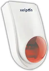 Sirene Strobo Visual 12v Alarme Residencial Alerta Incêndio