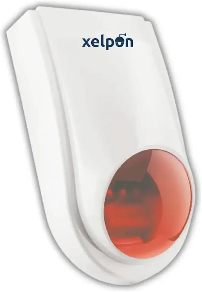 Sirene Strobo Visual 12v Alarme Residencial Alerta Incêndio