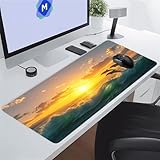 Taille Extra-Large: Le tapis de Large et étendu mesure 27.5x15.7x0.12 pouces / 700x400x3 mm, offrant suffisamment d'espace pour votre souris, votre clavier et votre ordinateur portable afin que vous puissiez travailler sans interruption.