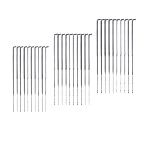 OSALADI 30pcs Wool Felt Needles for Embroidery Yarn Needles for Crocheting Sewing Tapestry Safe Material for Handmade Accessories