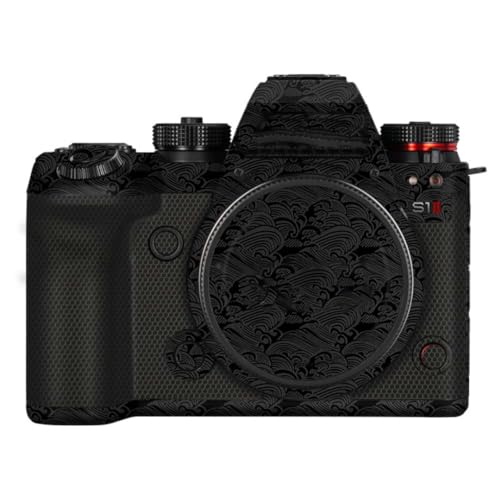 Revêtement vinyle noir premium pour appareil photo Panasonic Lumix S1 II