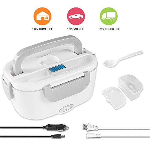 Electric Lunch Box - Toursion Portable Food Heater 2 in 1 for Car/Truck